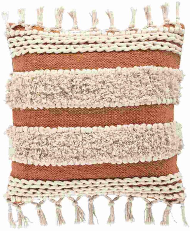 Surya Helena Burnt Orange 20"x20" Pillow Shell-0
