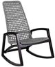 Armen Living Griffin Dark Eucalyptus/Gray Rope/Wood Outdoor Rocking Chair-0