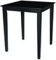 John Thomas Furniture® Dining Essentials Black 36" Dining Table-0