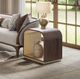 Michael Amini® Houston Walnut End Table-1