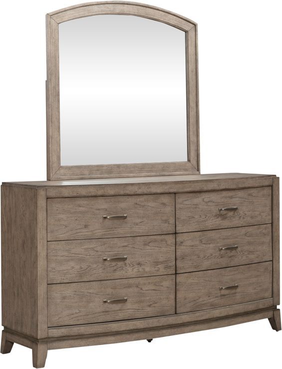 Liberty Furniture Avalon 4-Piece Burnished Beige Queen Upholstered Bedroom Set -2