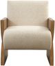 Bassett Mirror Times Up Beige Accent Chair-1