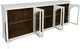 Jofran Inc. Archdale Antique White 6-Door Gothic Arch Accent Cabinet-4