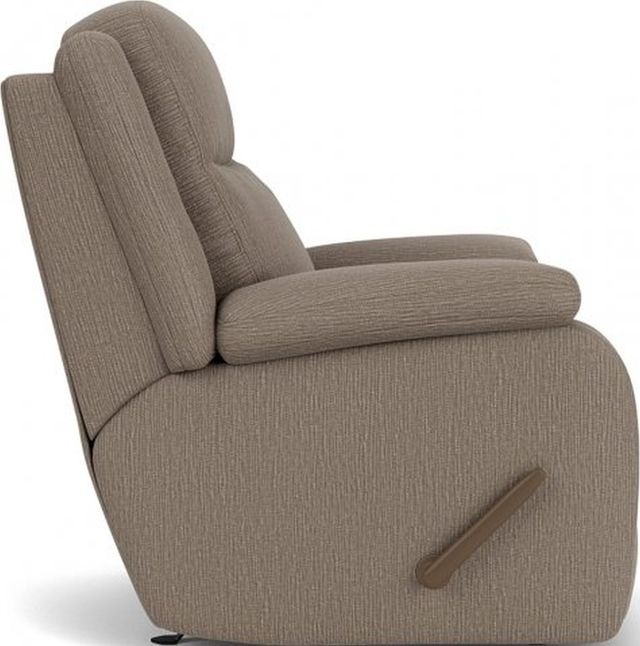 Flexsteel® Magnus Pewter Rocking Recliner-2