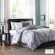 Olliix by Madison Park 7 Piece Grey King Vienna Cotton Printed Comforter Set-1