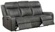 Coaster® Raelynn Gray Manual Reclining Sofa-1