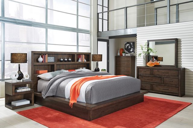 aspenhome® Modern Loft Brownstone 6-Drawer Dresser-2