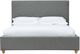 Modus Furniture Olivia Pewter Full Upholstered Platform Bed-2