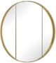 Uttermost® Amram Antique Brass Round Mirror-4