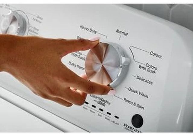 Maytag® 3.8 Cu. Ft. White Agitator Top Load Washer with Deep Fill-3