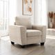 Furniture of America® Enea Taupe Chair-2