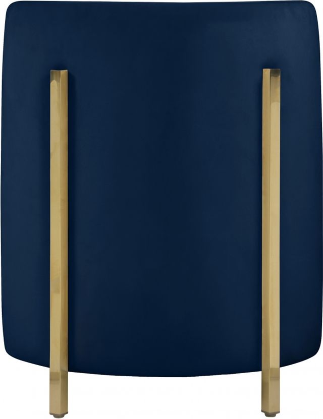 Meridian Furniture Rotunda Navy Velvet Chair-3