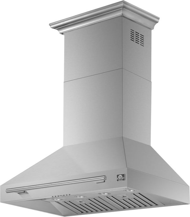 FORNO® Aria Series Alta Qualita 36" Stainless Steel Wall Mounted Range Hood  -3