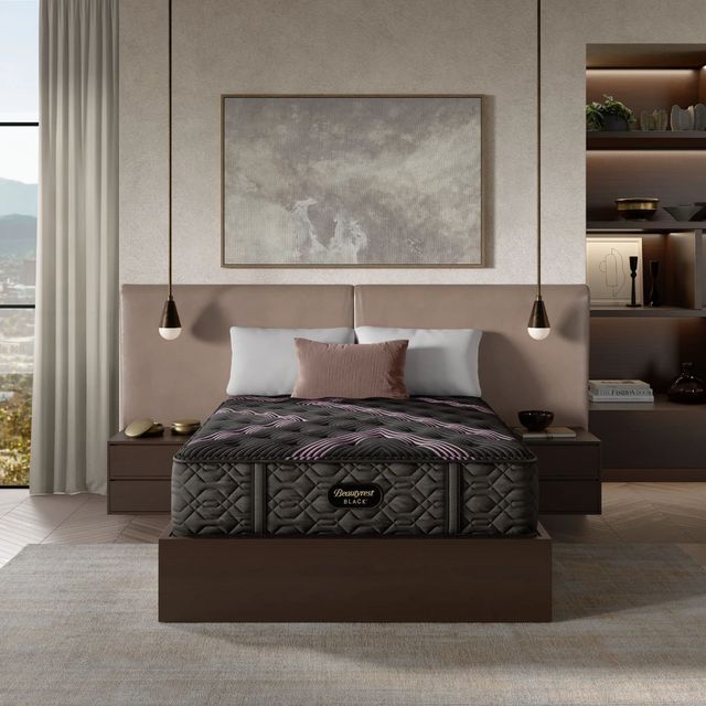 Beautyrest Black® Series 2 Pocketed Coil® 15.5" Medium Tight Top Queen Mattress-1