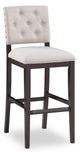 American Woodcrafters Evelyn Walnut/White 30" Barstool-0