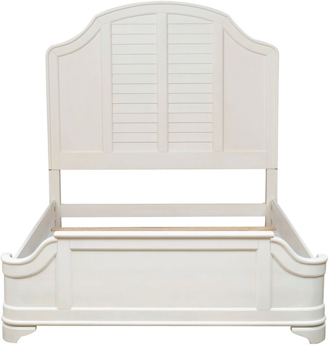 Powell® Naples Antique White Queen Panel Bed-3