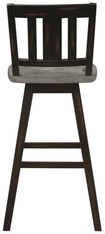 Homelegance® Amsonia Black/Distressed Gray Pub Height Chair-3