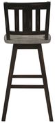Homelegance® Amsonia Black/Distressed Gray Pub Height Chair-3