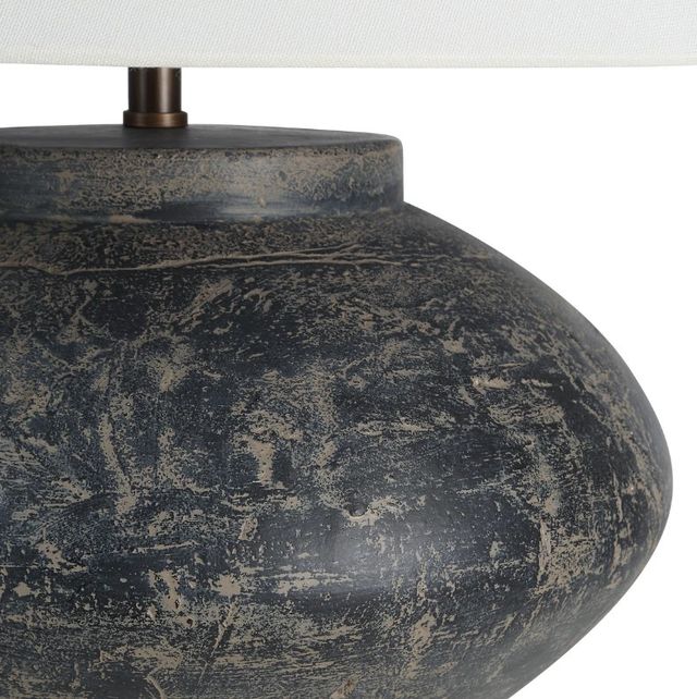 Renwil® Patina Distressed Charcoal Table Lamp-2
