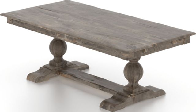 Canadel Customizable Champlain Shadow Washed Rectangular BT Base Dining Table-2