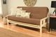 Kodiak Furniture Monterey Marmont Mocha/Antique White Full Futon with Mattress-1