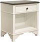 Riverside Furniture Grand Haven Feathered White Nightstand-0