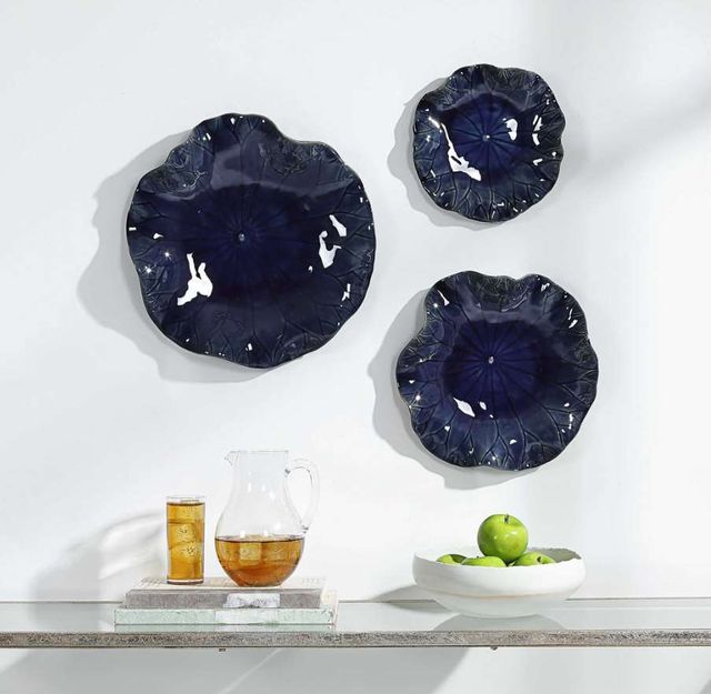 Uttermost® Abella 3-Piece Blue Wall Decor Set-1