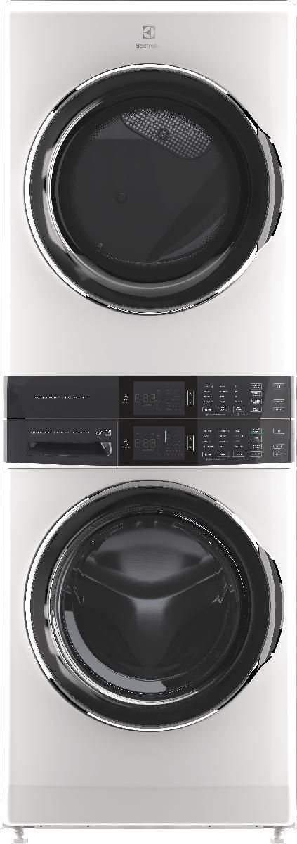 Electrolux Laundry Tower™ White Electric Laundry Center, 5.2 Cu. Ft. Washer, 8.0 Cu. Ft. Dryer-0