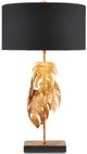 Currey & Company Irvin Black/Vintage Gold Table Lamp-1