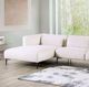 Furniture of America® Paderborn Linen White Sectional with Left Chaise-1