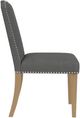 Riverside Furniture Mix-N-Match Chairs 2-Piece Slate Clipped Top Upholstered Side Chair Set-3