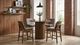 Coaster® Hamlyn 5-Piece Gray/Walnut Round Counter Dining Set-1