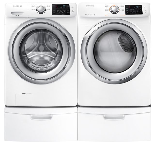 Samsung 4.2 Cu. Ft. White Front Load Washer-4