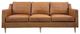 YHD Easton Brown Leather Sofa-1
