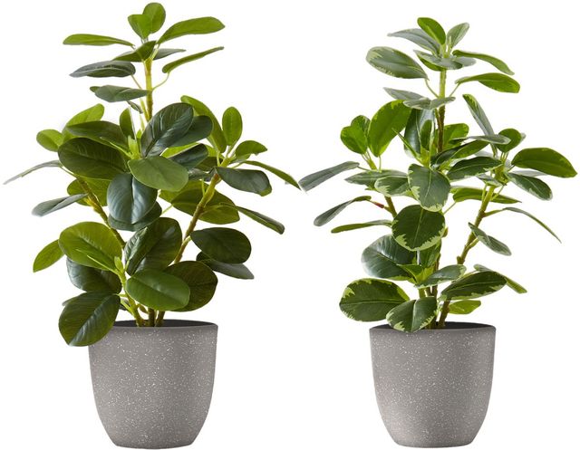 Monarch Specialties Inc. 2-piece 14" Artificial Plant with Pot-0