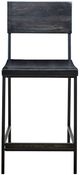 Olliix by INK+IVY Black Tacoma 24" Counter Stool-1