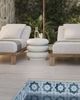 Currey & Company Cusani Ivory Terrazzo Stool-4