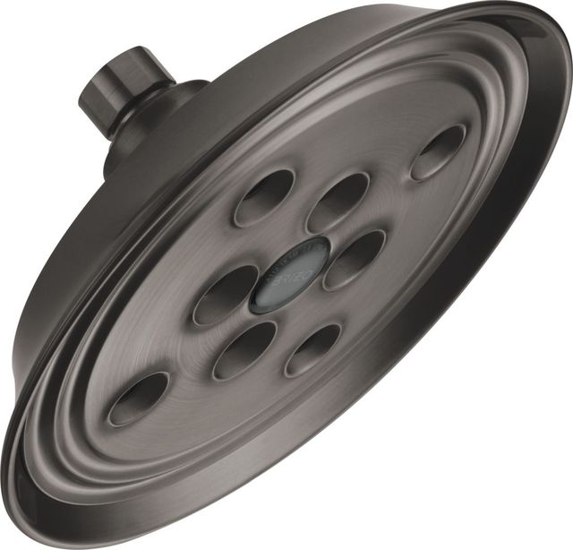 Brizo Essential™ Brilliance® Luxe Steel 7" Classic Round H2Okinetic® Single Function Wall Mount Showerhead-0