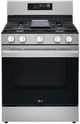 LG 30" Stainless Steel ProBake Convection® Smart Freestanding Gas Range-0