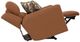 Catnapper® Arezzo Whiskey Leather Power Lay Flat Recliner with Power Headrest-1