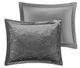 Olliix by Intelligent Design Felicia Grey King/California King Velvet Comforter Set-1