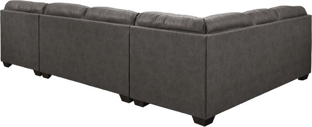 Benchcraft® Aberton 3-Piece Gray Right-Arm Facing Sofa Sectional and Chaise-1