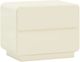 TOV Furniture Sagura Cream Nightstand-0