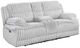 Homelegance® Goodland Gray Double Manual Reclining Loveseat with Center Console-0
