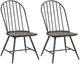 Elements International Keenan Black Dining Side Chair-1
