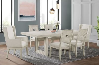 Elements International Avalanche 6-Piece Dining Set