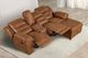 Furniture of America® Septimus 4-Piece Saddle Brown Right-Arm Facing Manual Reclining Sectional-4