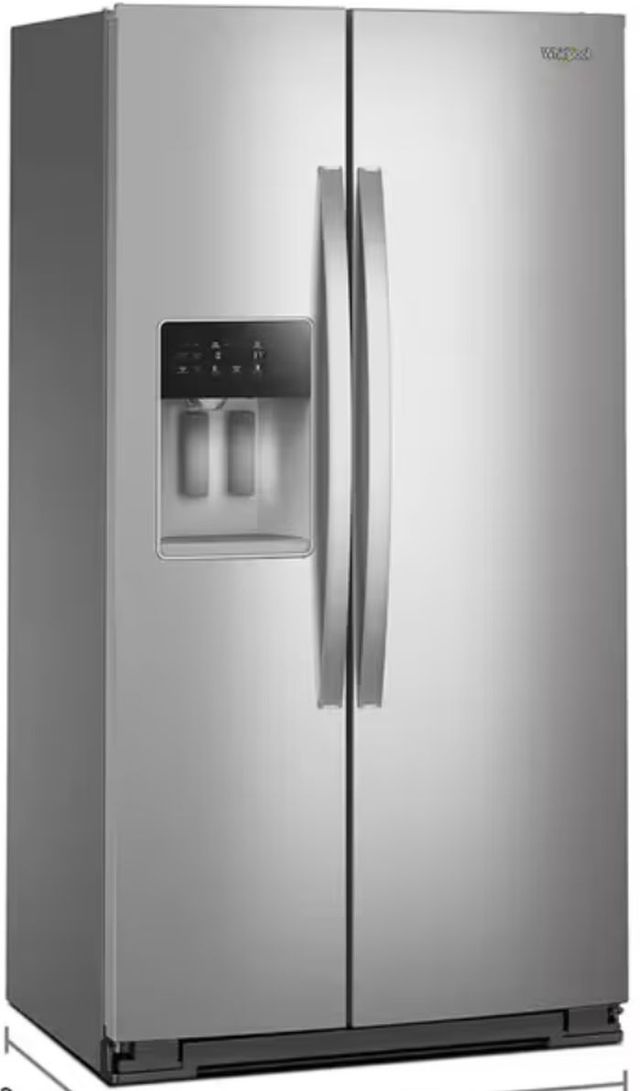 Whirlpool® 36 in. 20.9 Cu. Ft. Fingerprint Resistant Stainless Steel Counter Depth Side-by-Side Refrigerator with TruCool™ System-3