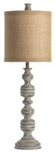Crestview Collection Brunello Stone Washed Bronze Buffet Lamp-0