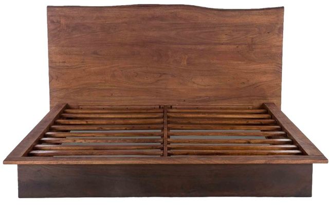 Home Trends & Design San Marino Java Brown/Raw Walnut Queen Panel Bed-1